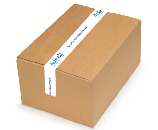 Ruban d'emballage adhésif pour vos colis d'expédition modèle - bande de  garantie