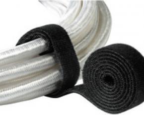 VELCRO adhésif PS18 crochet noir 25 mm - spécial PVC