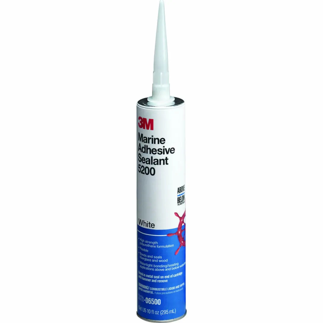 3M 5200 Mastic silicone spécial marine blanc